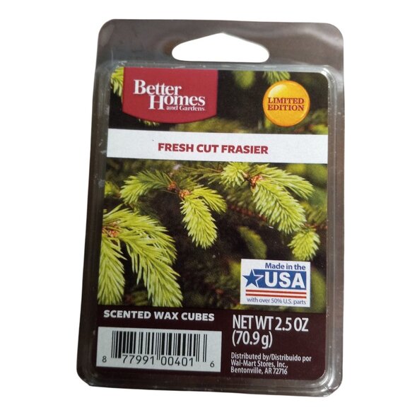 Better Homes & Gardens Fresh Cut Frasier Scented Wax Cubes 2.5 Oz LE NEW - Picture 1 of 3